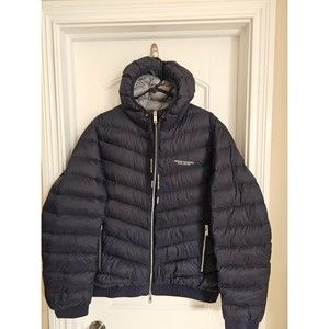 Armani Exchange Milano New York  Hooded Puffer Quilted Jacket Size LARGE